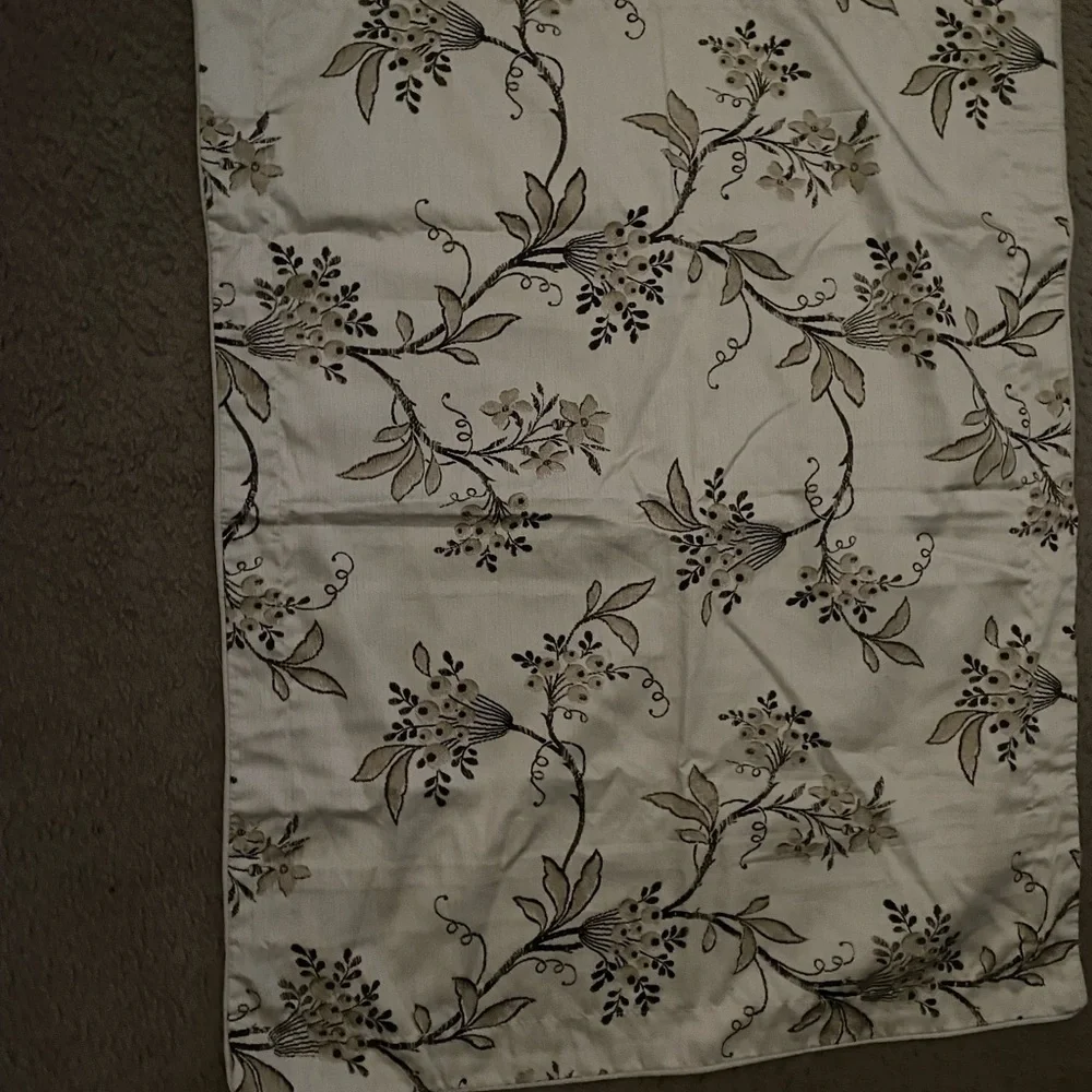 Lauren Ralph Lauren Plage d'Or Floral Sateen Beige Brown Pillow Standard Sham